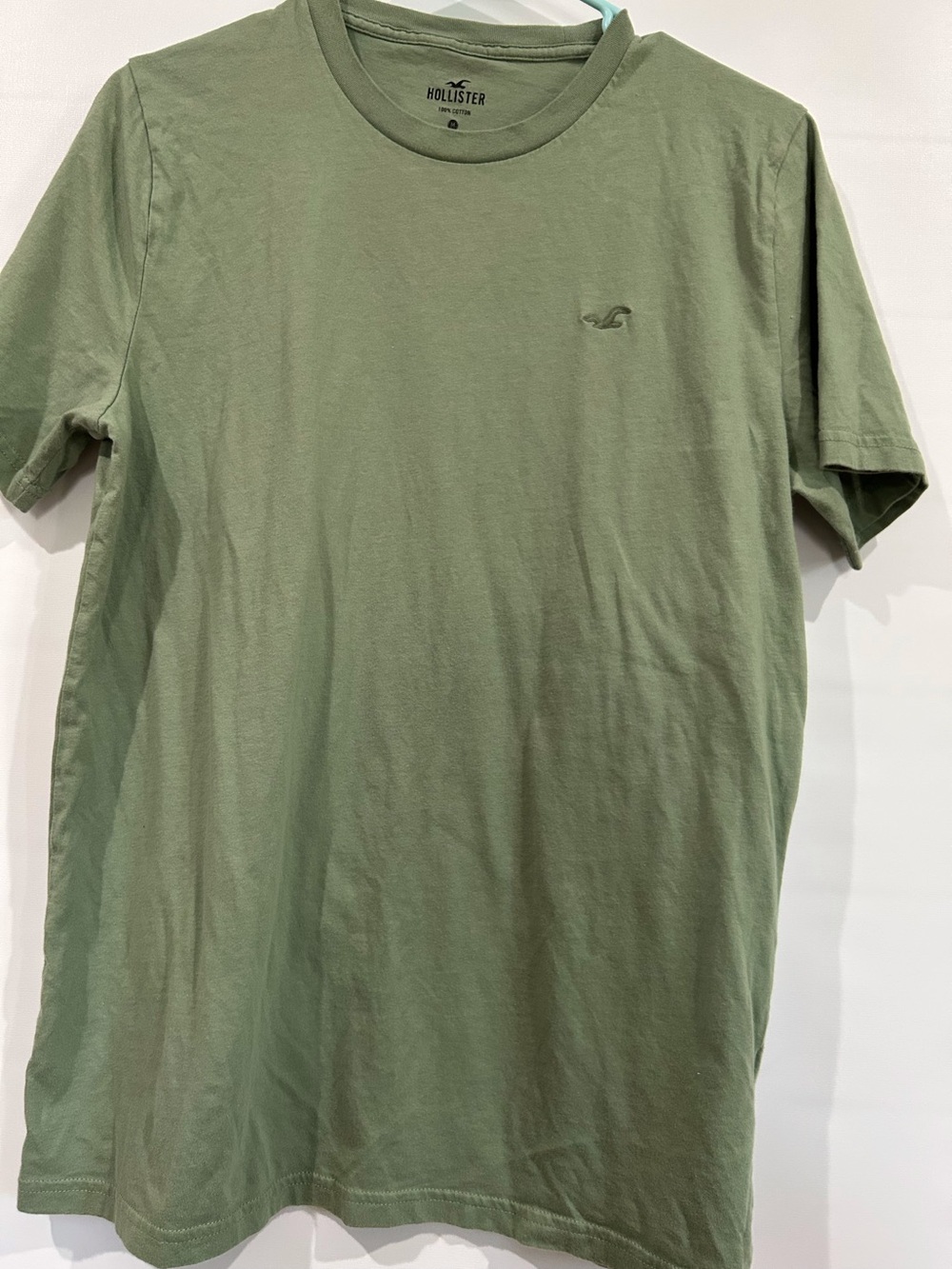 Hollister Men's Medium Crewneck Tee in Olive